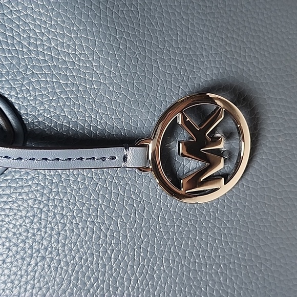 Michael Kors Hyde Denim Blue Satchel - Picture 4 of 8